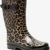Mountain Peak Dames Regenlaarzen Met Luipaardprint - Bruin - Maat 42 -Stroller shop 550x623 3