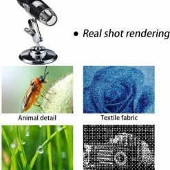 A.K.A. USB Digitale Microscoop, 50X Tot 1600X 8 LED Draagbare Pocket Handheld Vergroting Endoscoop Camera Met Stand Voor Kinderen Studenten Compatibel Met Android OTG-telefoon Windows 7 8 10 Linux M -Stroller shop 550x627 1