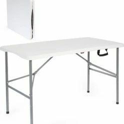 Toboli Klaptafel 120x60x74cm Campingtafel Wit; Bijzettafel, Inklapbare Tafel - Multistrobe 11 Toboli Klaptafel 120x60x74cm Campingtafel Wit; Bijzettafel, Inklapbare Tafel - Multistrobe -Stroller shop 550x627