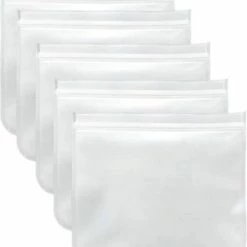 Shopdomain Silicone Voedsel Opslag Zakjes-Herbruikbare Zakjes-Lekvrij Containers-Vriezer Zak-Tassen Keuken Organizer-Top Ziplock Tassen 26x20cm -Stroller shop 550x627 4