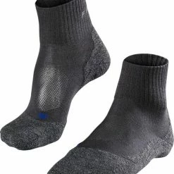 FALKE TK2 Explore Cool Short Wandelsokken Kort Zacht Thermisch Anti-blaar Antizweet Zonder Motief Met Elastische Boord Verkoelend Ademend Sneldrogend Grijs Dames Sportsokken - Maat 39-40 -Stroller shop 550x638