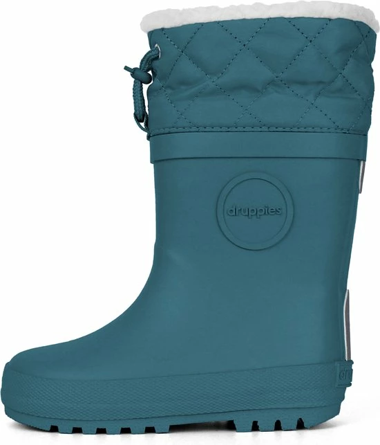 Druppies Regenlaarzen Gevoerd - Winter Boot - Petrol - Maat 24 3 Druppies Regenlaarzen Gevoerd - Winter Boot - Petrol - Maat 24