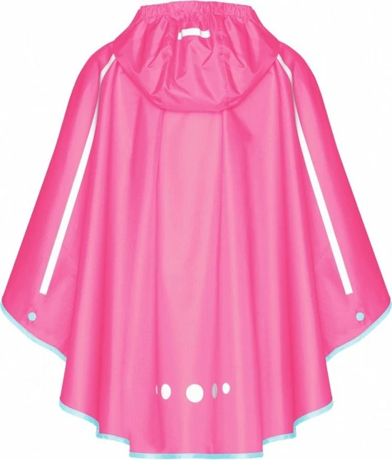 Playshoes - Regenponcho Voor Kinderen - Opvouwbaar - Roze - Maat XL 5 Playshoes - Regenponcho Voor Kinderen - Opvouwbaar - Roze - Maat XL - Afbeelding 3