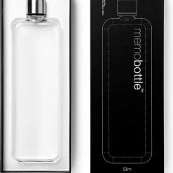 Memobottle Slim - Drinkfles - Transparant - 450ML -Stroller shop 550x648 3