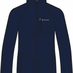 Columbia Fast Trek II Jacket - Fleece Vest Heren Volwassenen - Sluiting En Zakken Met Rits - Outdoorvest - Blauw - Maat L -Stroller shop 550x648 8