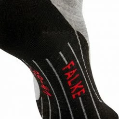 FALKE TK5 Wander Short Wandelsokken Kort Zacht Thermisch Anti-blaar Antizweet Zonder Motief Met Elastische Boord Admend Merinowol Grijs Heren Sportsokken - Maat 44-45 -Stroller shop 550x651 1