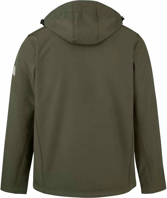 BJØRNSON DAG Softshell Jas 4 Seizoenen Heren - Winddicht - Fleece Gevoerd - Waterafstotend - Ademend - Outdoor Herenjas - Rits Zakken - Tussenjas - Maat 6XL - Olijfgroen 4 BJØRNSON DAG Softshell Jas 4 Seizoenen Heren - Winddicht - Fleece Gevoerd - Waterafstotend - Ademend - Outdoor Herenjas - Rits Zakken - Tussenjas - Maat 6XL - Olijfgroen - Afbeelding 2