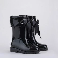 Igor - Regenlaarzen Voor Meisjes - Campera Charol Hoogglans Met Strik - Zwart - Maat 35EU -Stroller shop 550x654 13