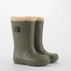 Igor - Regenlaarzen Voor Kinderen - Splash Euri Borreguito - Kakigroen - Maat 26EU -Stroller shop 550x654 18