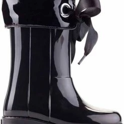Igor - Regenlaarzen Voor Meisjes - Campera Charol Hoogglans Met Strik - Zwart - Maat 35EU -Stroller shop 550x662 3