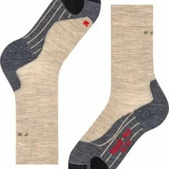 FALKE TK2 Explore Melange Wandelsokken Warm Winter Zacht Thermisch Ademend Anti-blaar Antizweet Zonder Motief Met Elastische Boord Merinowol Groen Heren Sportsokken - Maat 39-41 -Stroller shop 550x668 5