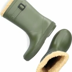 Igor - Regenlaarzen Voor Kinderen - Splash Euri Borreguito - Kakigroen - Maat 25EU -Stroller shop 550x673