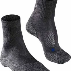 FALKE TK2 Explore Cool Short Wandelsokken Kort Zacht Thermisch Anti-blaar Antizweet Zonder Motief Met Elastische Boord Verkoelend Ademend Sneldrogend Grijs Dames Sportsokken - Maat 39-40 -Stroller shop 550x674 2