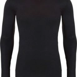 Ten Cate Heren Thermo Shirt Lange Mouw V-hals - XL - Zwart