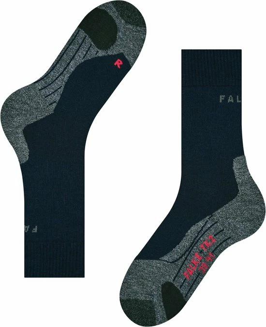 FALKE TK2 Explore Wandelsokken Warm Winter Zacht Thermisch Ademend Anti-blaar Antizweet Zonder Motief Met Elastische Boord Merinowol Blauw Dames Sportsokken - Maat 37-38 8 FALKE TK2 Explore Wandelsokken Warm Winter Zacht Thermisch Ademend Anti-blaar Antizweet Zonder Motief Met Elastische Boord Merinowol Blauw Dames Sportsokken - Maat 37-38 - Afbeelding 6
