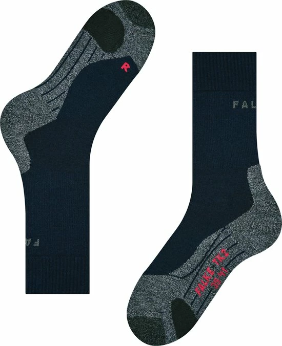 FALKE TK2 Explore Wandelsokken Warm Winter Zacht Thermisch Ademend Anti-blaar Antizweet Zonder Motief Met Elastische Boord Merinowol Blauw Dames Sportsokken - Maat 37-38 12 FALKE TK2 Explore Wandelsokken Warm Winter Zacht Thermisch Ademend Anti-blaar Antizweet Zonder Motief Met Elastische Boord Merinowol Blauw Dames Sportsokken - Maat 37-38 - Afbeelding 10