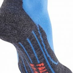FALKE TK2 Explore Cool Short Wandelsokken Kort Zacht Thermisch Anti-blaar Antizweet Zonder Motief Met Elastische Boord Verkoelend Ademend Sneldrogend Blauw Dames Sportsokken - Maat 41-42 -Stroller shop 550x680