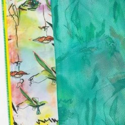 BiggDesign Faces - Dames Regenjas Waterdicht - Regenpak - Maat M -Stroller shop 550x685 1