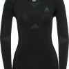 Odlo Suw Top Crew Neck L/S Performance Light Sportshirt Dames - Black -Stroller shop 550x686 2