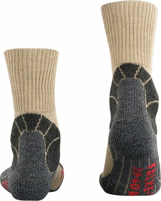 FALKE TK1 Adventure Wandelsokken Dikke Versterkte Thermische Sokken Zonder Patroon Met Sterke Wattering Lang En Warm Voor Wandelen Merinowol Beige Dames Sportsokken - Maat 37-38 6 FALKE TK1 Adventure Wandelsokken Dikke Versterkte Thermische Sokken Zonder Patroon Met Sterke Wattering Lang En Warm Voor Wandelen Merinowol Beige Dames Sportsokken - Maat 37-38 - Afbeelding 4