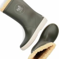 Igor - Regenlaarzen Voor Kinderen - Splash Nautico Borreguito - Kakigroen - Maat 35EU -Stroller shop 550x687 6