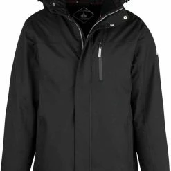 BJØRNSON Kick Regenjas / Winterjas Heren - Waterdicht - Maat XL - Zwart