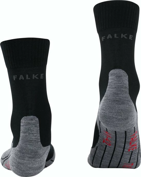 FALKE TK5 Wander Wandelsokken Mid-rise Zacht Thermisch Anti-blaar Antizweet Zonder Motief Met Elastische Boord Warm Admend Merinowol Zwart Heren Sportsokken - Maat 44-45 4 FALKE TK5 Wander Wandelsokken Mid-rise Zacht Thermisch Anti-blaar Antizweet Zonder Motief Met Elastische Boord Warm Admend Merinowol Zwart Heren Sportsokken - Maat 44-45 - Afbeelding 2