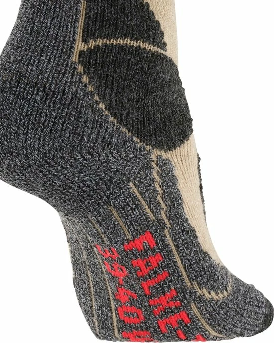 FALKE TK1 Adventure Wandelsokken Dikke Versterkte Thermische Sokken Zonder Patroon Met Sterke Wattering Lang En Warm Voor Wandelen Merinowol Beige Dames Sportsokken - Maat 37-38 8 FALKE TK1 Adventure Wandelsokken Dikke Versterkte Thermische Sokken Zonder Patroon Met Sterke Wattering Lang En Warm Voor Wandelen Merinowol Beige Dames Sportsokken - Maat 37-38 - Afbeelding 6