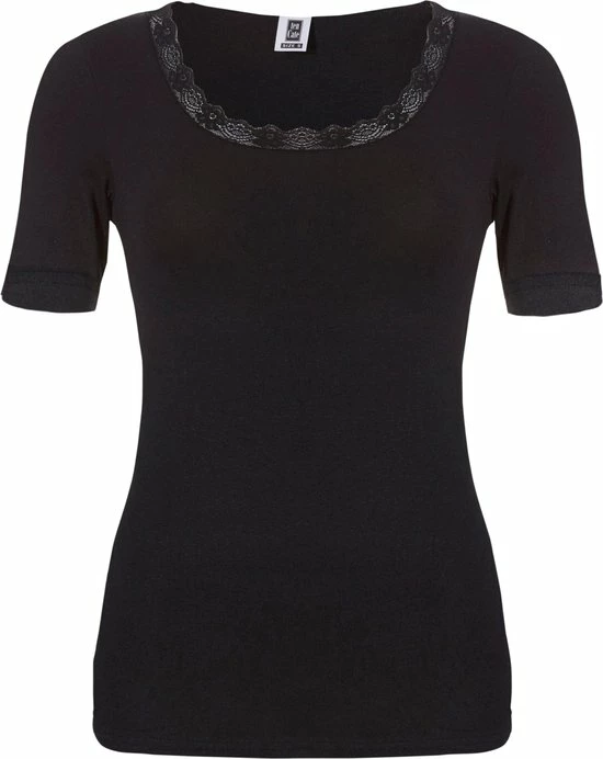 Ten Cate Dames Thermo Shirt Korte Mouw - Kant - XL - Zwart 3 Ten Cate Dames Thermo Shirt Korte Mouw - Kant - XL - Zwart