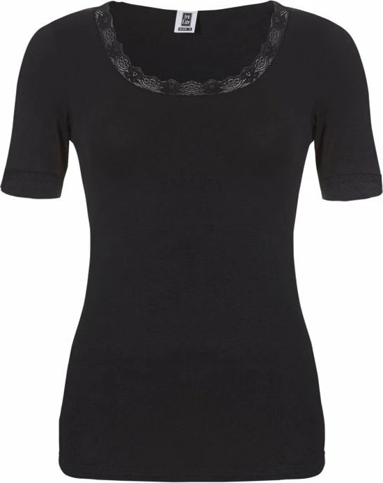 Ten Cate Dames Thermo Shirt Korte Mouw - Kant - XL - Zwart 6 Ten Cate Dames Thermo Shirt Korte Mouw - Kant - XL - Zwart - Afbeelding 4