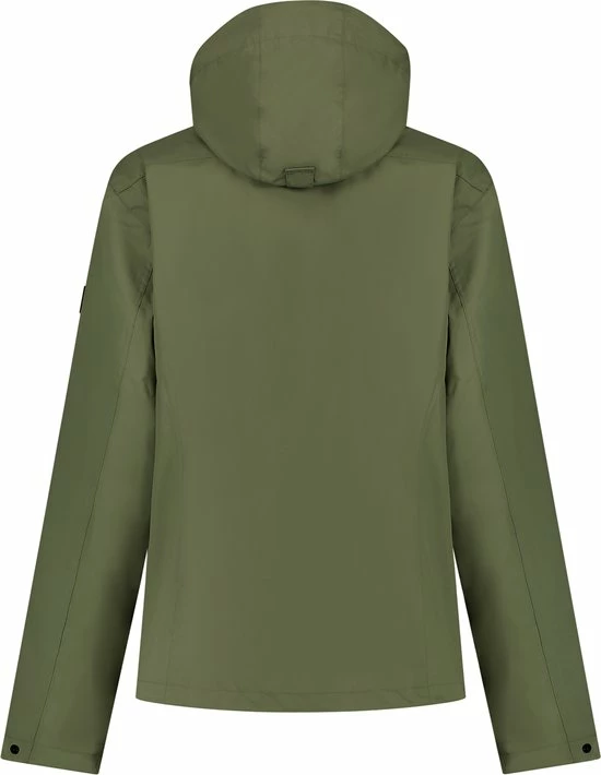 MGO Leisure Wear MGO Jane Jacket - Regenjas Dames - Kort Wind- En Waterdicht Jack - Olijfgroen - Maat M 4 MGO Leisure Wear MGO Jane Jacket - Regenjas Dames - Kort Wind- En Waterdicht Jack - Olijfgroen - Maat M - Afbeelding 2