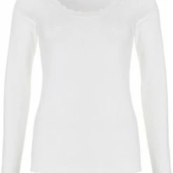 Ten Cate Dames Thermo Shirt Lange Mouw - Kant - L - Wit