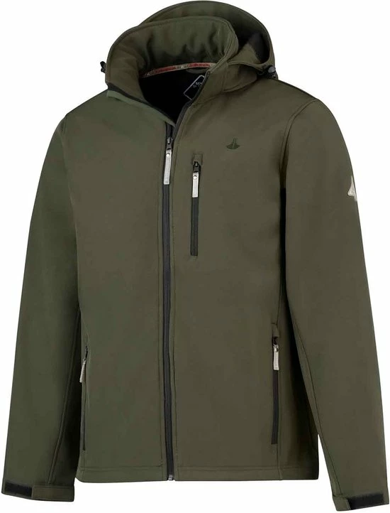 BJØRNSON DAG Softshell Jas 4 Seizoenen Heren - Winddicht - Fleece Gevoerd - Waterafstotend - Ademend - Outdoor Herenjas - Rits Zakken - Tussenjas - Maat 6XL - Olijfgroen 5 BJØRNSON DAG Softshell Jas 4 Seizoenen Heren - Winddicht - Fleece Gevoerd - Waterafstotend - Ademend - Outdoor Herenjas - Rits Zakken - Tussenjas - Maat 6XL - Olijfgroen - Afbeelding 3