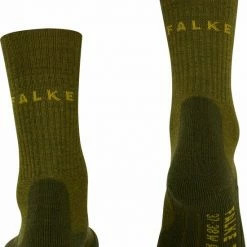 FALKE TK2 Explore Wool Wandelsokken Dikke Versterkte Thermische Sokken Zonder Patroon Met Medium Padding Lang En Warm Voor Wandelen Winter Merinowol Groen Heren Sportsokken - Maat 44-45 -Stroller shop 550x724 3