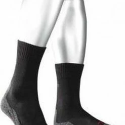 FALKE TK2 Explore Wandelsokken Warm Winter Zacht Thermisch Ademend Anti-blaar Antizweet Zonder Motief Met Elastische Boord Merinowol Grijs Dames Sportsokken - Maat 39-40 -Stroller shop 550x724 4