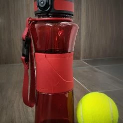Drinkfles Herbruikbare Waterfles | 500 Ml Rood | Vaatwasserbestendig Drinkbus Bidon | King Mungo KMDF001 -Stroller shop 550x728