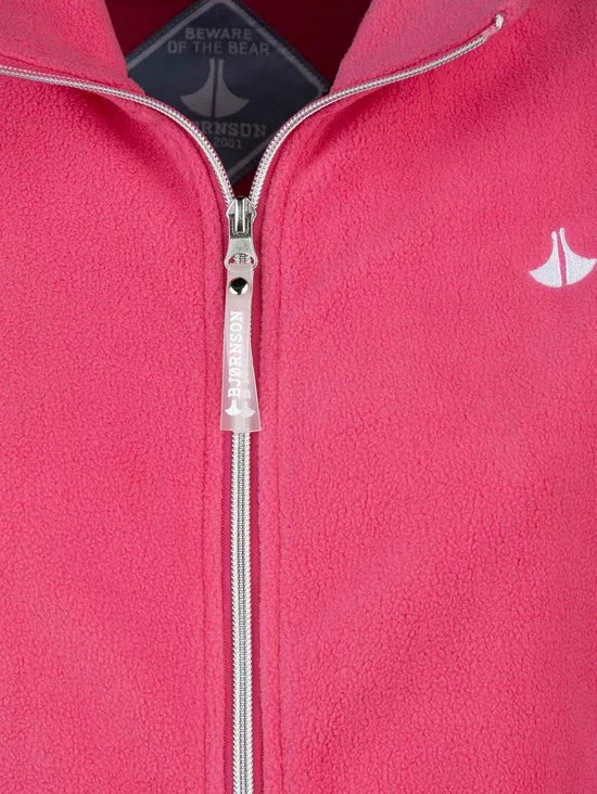 BJØRNSON Jenna Fleece Vest 4 Seizoenen Dames - Rits - Maat 52 - Fuchsia Roze 18 BJØRNSON Jenna Fleece Vest 4 Seizoenen Dames - Rits - Maat 52 - Fuchsia Roze - Afbeelding 16