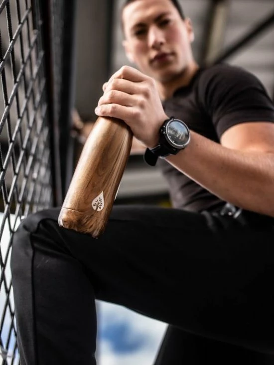 VANN Drinkfles Met Rietje Tuit Theefles Waterfles Volwassenen Drinktuit Sportfles 500ml Dagdeals - Hout 14 VANN Drinkfles Met Rietje Tuit Theefles Waterfles Volwassenen Drinktuit Sportfles 500ml Dagdeals - Hout - Afbeelding 12