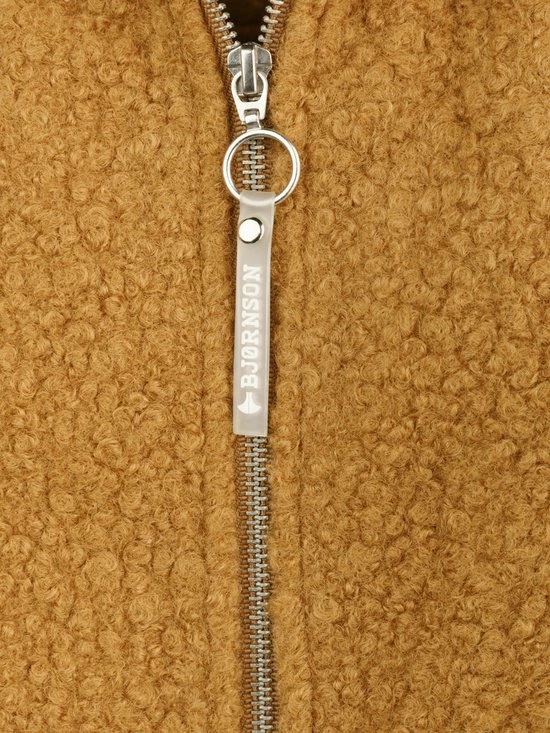 BJØRNSON Inge Gebreide Parka Jas / Vest 4 Seizoenen Dames - Maat 50 - Terracotta 5 BJØRNSON Inge Gebreide Parka Jas / Vest 4 Seizoenen Dames - Maat 50 - Terracotta - Afbeelding 3