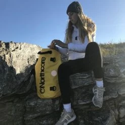 Northcore 40L Rugzak Droogtas Heavy Duty Dry Bag Backpack - Geel -Stroller shop 550x733 68