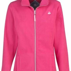 BJØRNSON Jenna Fleece Vest 4 Seizoenen Dames - Rits - Maat 52 - Fuchsia Roze