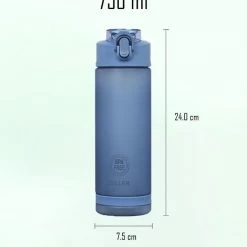 Diller Waterfles Met Rietje - Drinkfles - Handig Sluitsysteem - 750ml - Wit - Tritan & BPA-vrij -Stroller shop 550x742 2