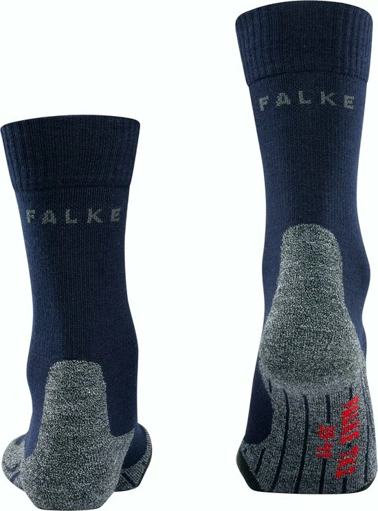 FALKE TK2 Explore Wandelsokken Warm Winter Zacht Thermisch Ademend Anti-blaar Antizweet Zonder Motief Met Elastische Boord Merinowol Blauw Dames Sportsokken - Maat 37-38 4 FALKE TK2 Explore Wandelsokken Warm Winter Zacht Thermisch Ademend Anti-blaar Antizweet Zonder Motief Met Elastische Boord Merinowol Blauw Dames Sportsokken - Maat 37-38 - Afbeelding 2