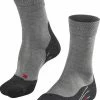 FALKE TK2 Explore Melange Wandelsokken Warm Winter Zacht Thermisch Ademend Anti-blaar Antizweet Zonder Motief Met Elastische Boord Merinowol Grijs Heren Sportsokken - Maat 42-43 -Stroller shop 550x744 4