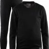 Craft Baselayer Set Thermoset Kinderen - Black - Maat 110 -Stroller shop 550x749