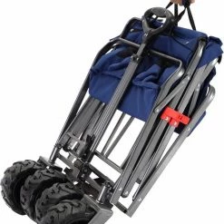 AREBOS Handkar | Transportwagen | Apparatuurwagen | Opvouwbaar | Blauw -Stroller shop 550x755 10