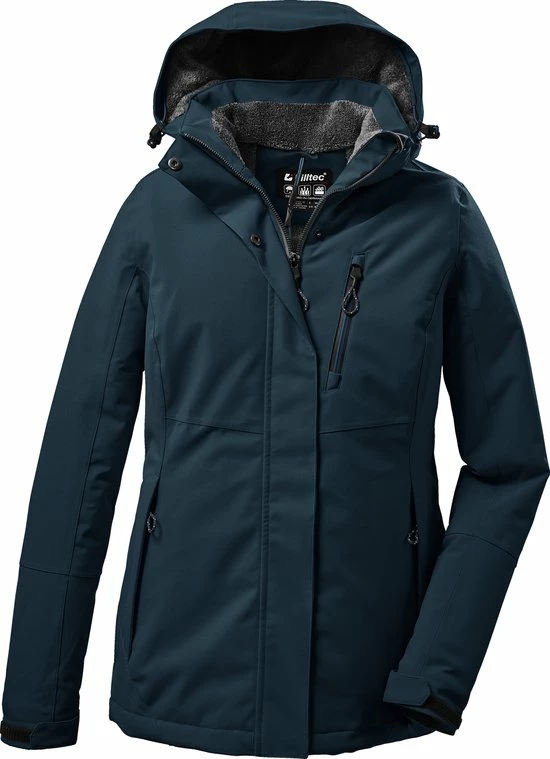 Killtec KOW 140 Women Jacket - Outdoorjas - Dames - Petrol - Maat 38 3 Killtec KOW 140 Women Jacket - Outdoorjas - Dames - Petrol - Maat 38