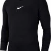 Nike Dry Park First Layer Longsleeve Shirt Thermoshirt - Maat 116 - Unisex - Zwart 116/128