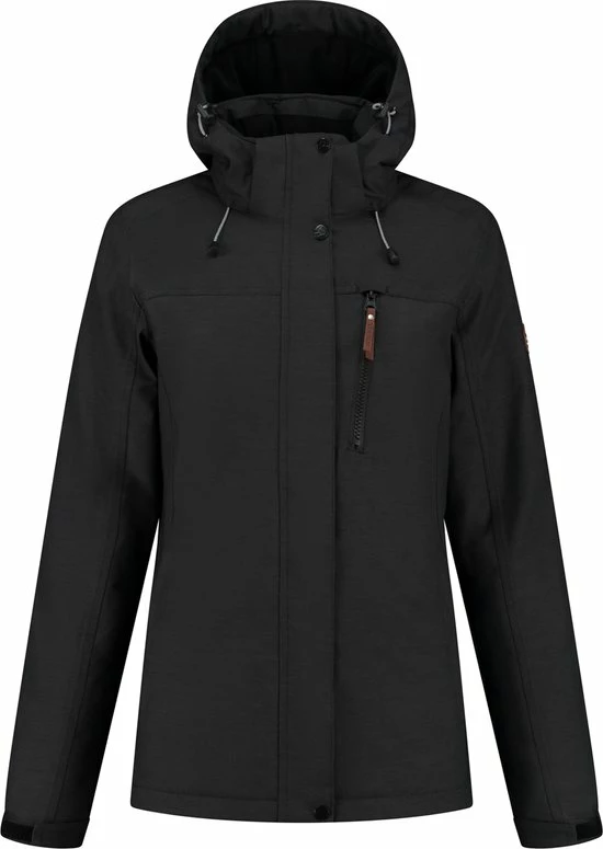 Travelin' Jack Meya - Dames Outdoorjas - Waterdicht En Ademend - Zwart - Maat 44 7 Travelin' Jack Meya - Dames Outdoorjas - Waterdicht En Ademend - Zwart - Maat 44 - Afbeelding 5