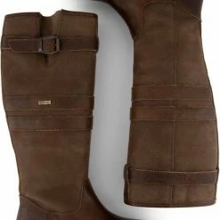 Travelin' Norway - Dames Wolgevoerde Outdoorlaars - Waterdicht En Ademend - Wandellaarzen - Bruin Leer - Maat 41 -Stroller shop 550x800 1